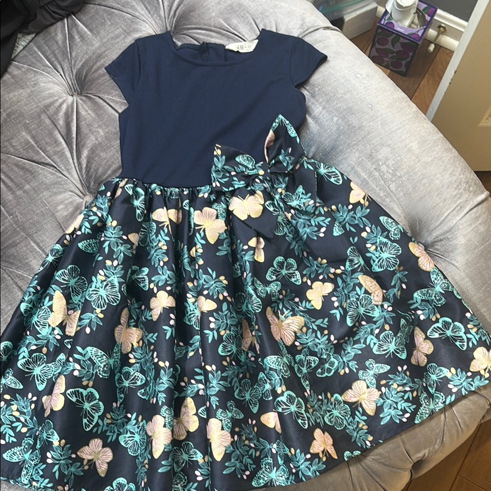 H&M Floral Navy Kids Dress